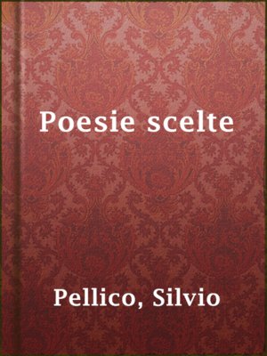 cover image of Poesie scelte